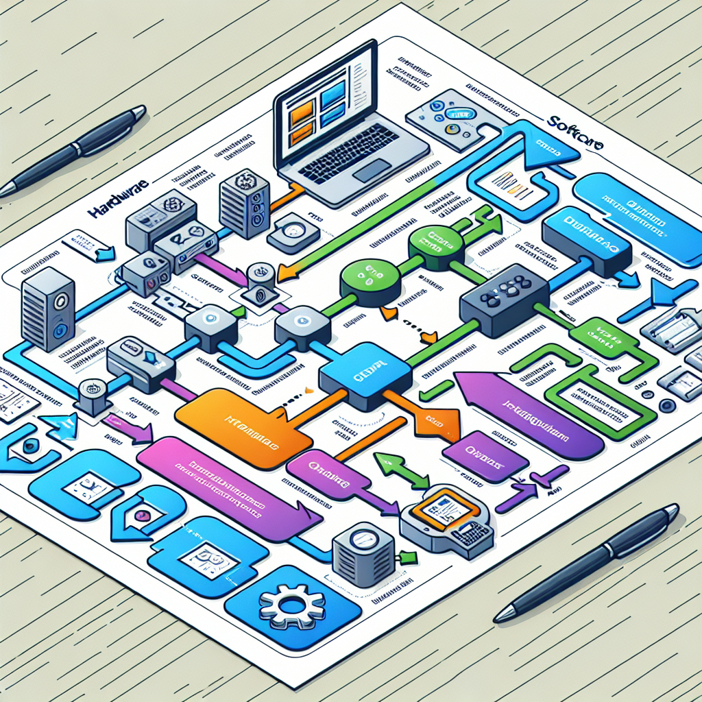 Hardware and software integration flowchart.